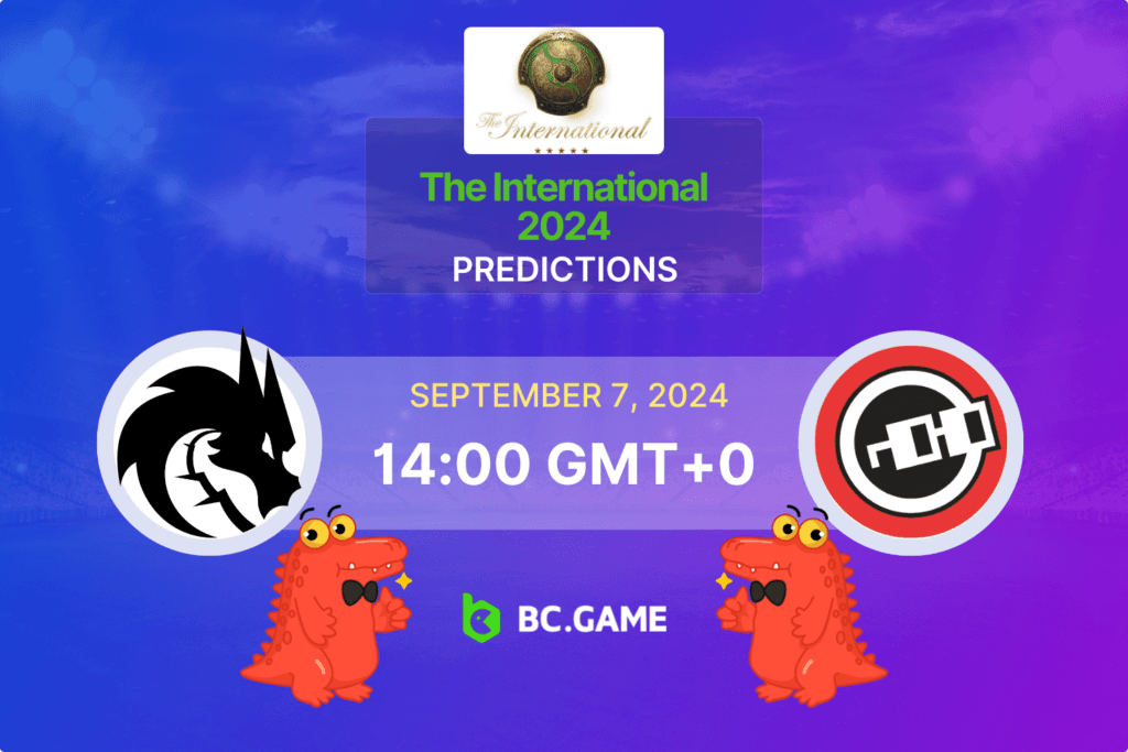 Match prediction for the Team Spirit vs nouns game at The International 2024.