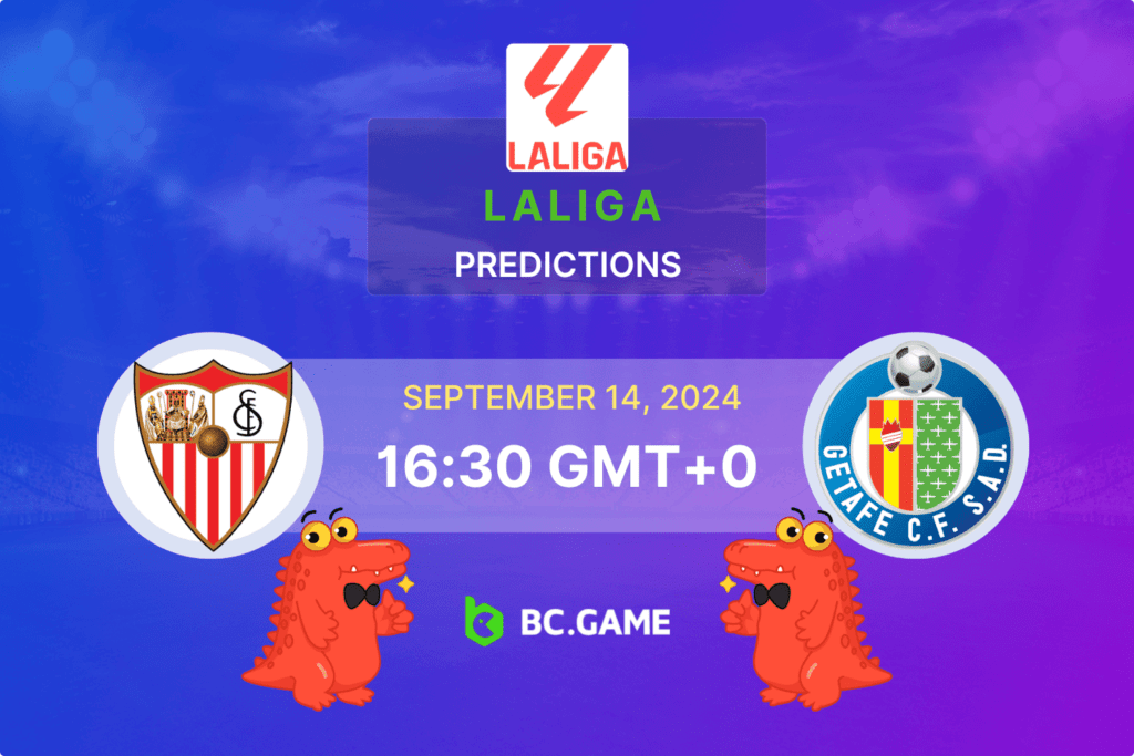 Match prediction for the Sevilla vs Getafe game in La Liga.