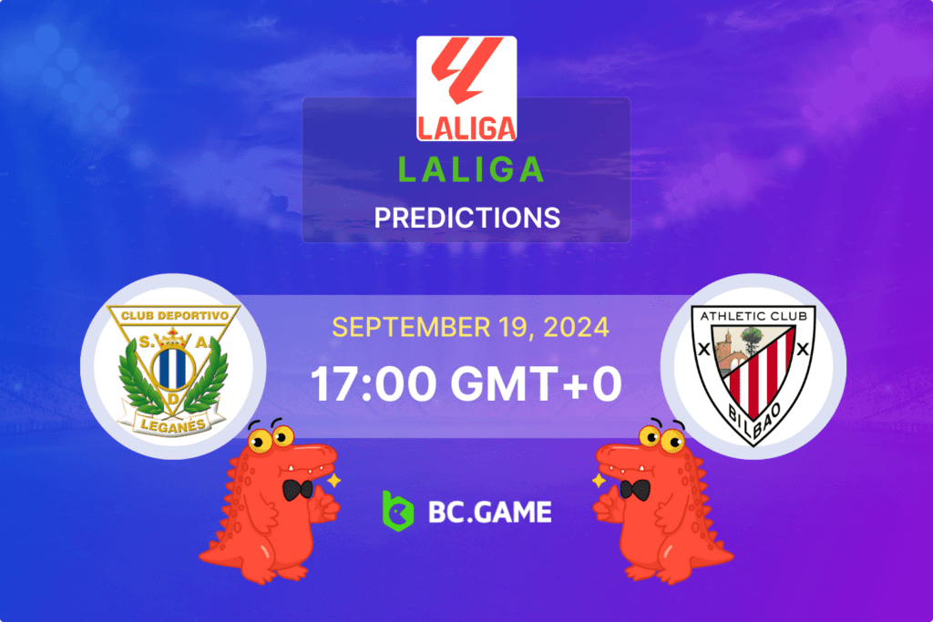 Match prediction for the Leganes vs Athletic Bilbao game at La Liga 2024.