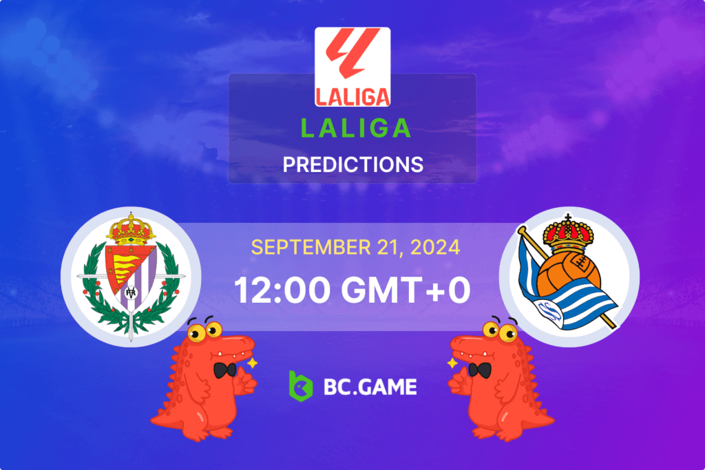 Match prediction for the Valladolid vs Real Sociedad game at La Liga 2024.