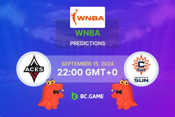 Las Vegas Aces vs Connecticut Sun (84:71): WNBA 15/09/2024