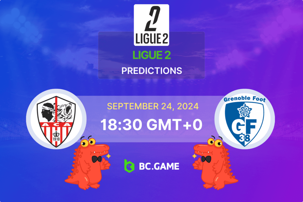 AC Ajaccio vs Grenoble (2:0): Ligue 2 24/09/2024