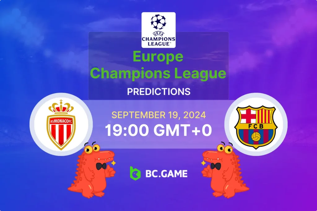 Monaco vs Barcelona (2:1): Champions League 19/09/2024