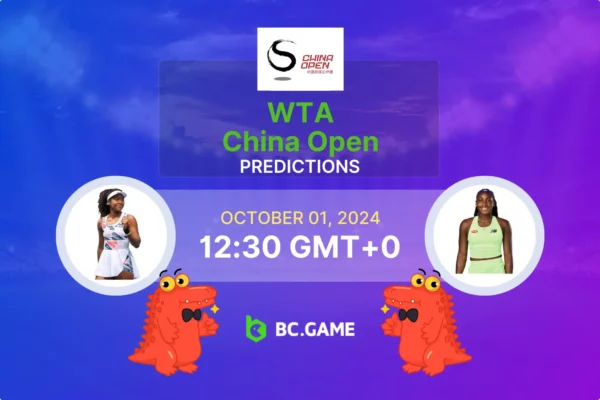 Naomi Osaka vs Coco Gauff (1:1): WTA China Open 01/10/2024