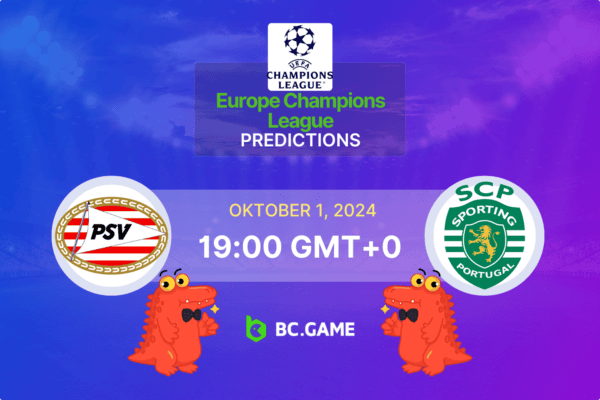 PSV Eindhoven vs Sporting (1:1): Champions League 01/10/2024