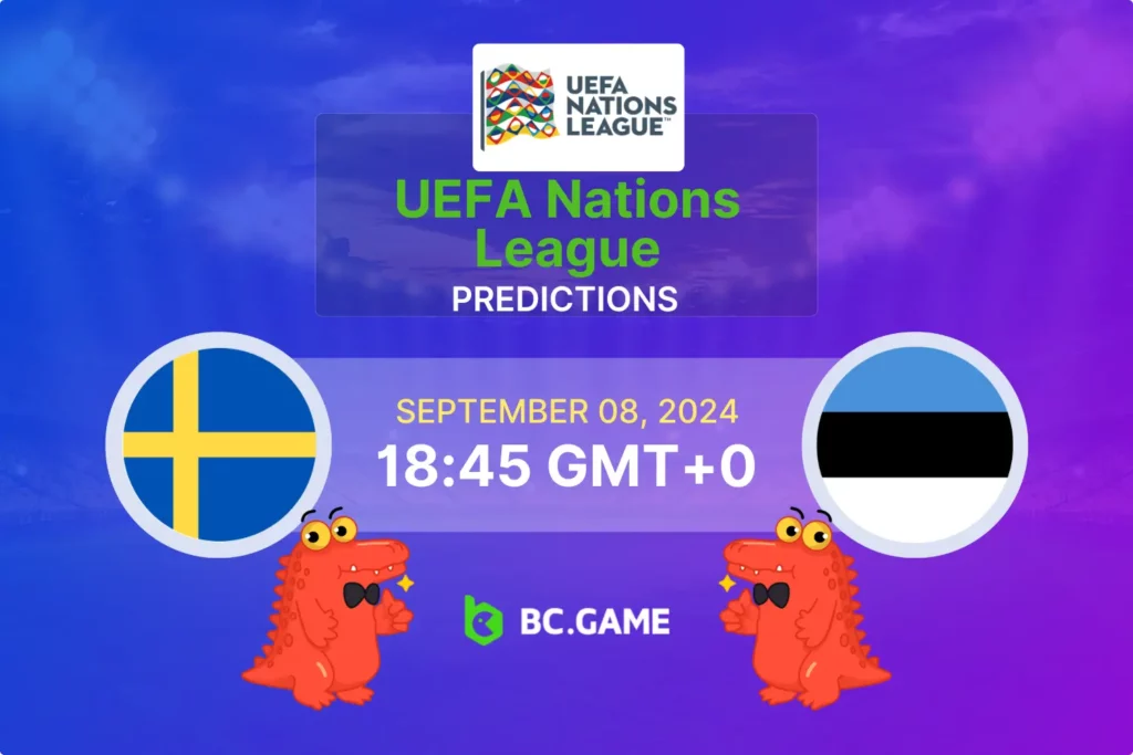 Sweden vs Estonia Prediction, Odds, and Expert Betting Tips for UEFA Nations League.