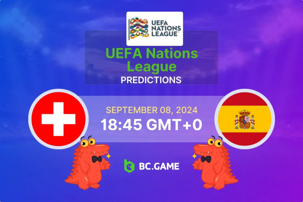 Switzerland vs Spain: Betting Tips, Predicted Lineups, and Match Preview.