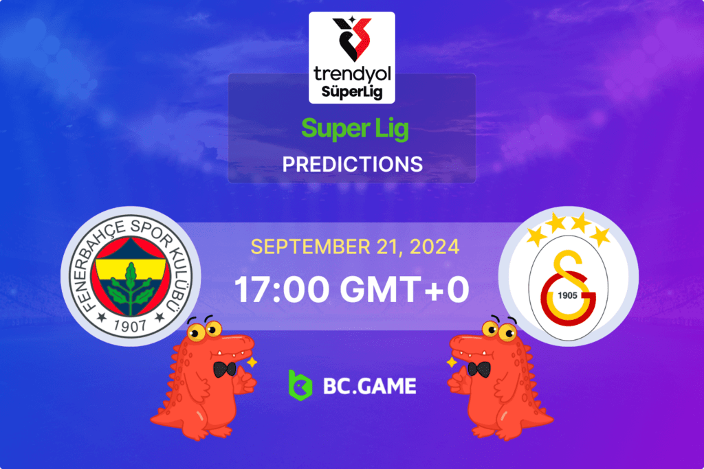 Match prediction for the Fenerbahce vs Galatasaray game at Turkish Super Lig 2024.