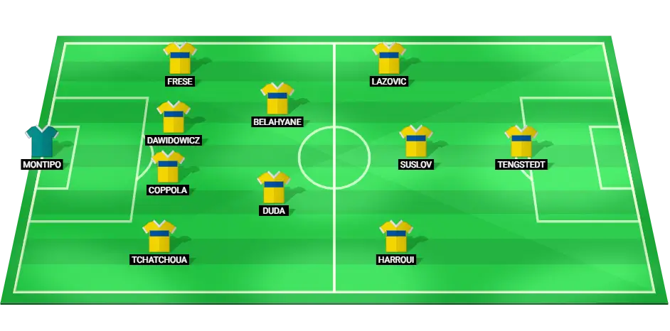 Predicted starting lineup for Hellas Verona football team in the Serie A match against Lazio on September 16, 2024.