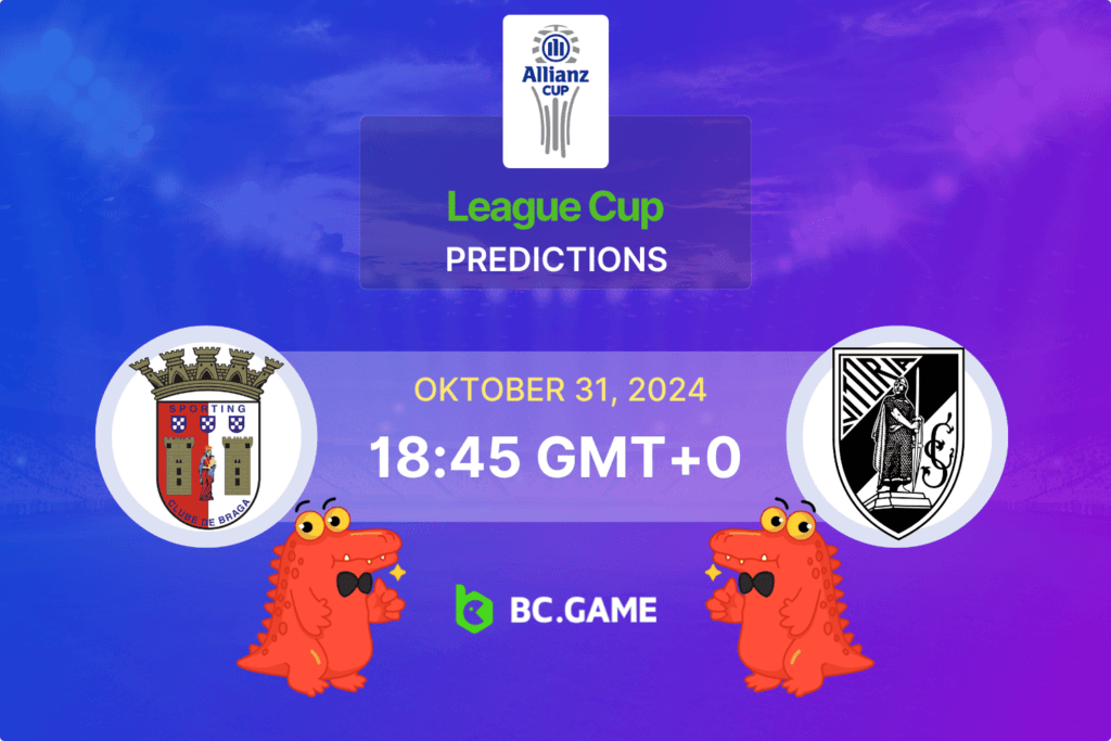 Match prediction for the Braga vs Vitoria Guimaraes game at Portugal League Cup 2024.