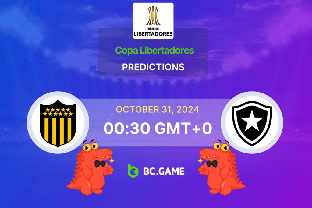 Match prediction for the Peñarol vs Botafogo RJ game at Copa Libertadores 2024.