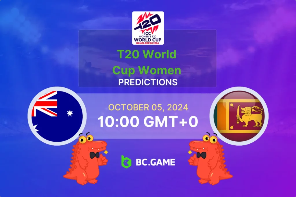 Australia W vs Sri Lanka W (Australia won by 6 wickets): ICC Women’s T20 World Cup 05/10/2024