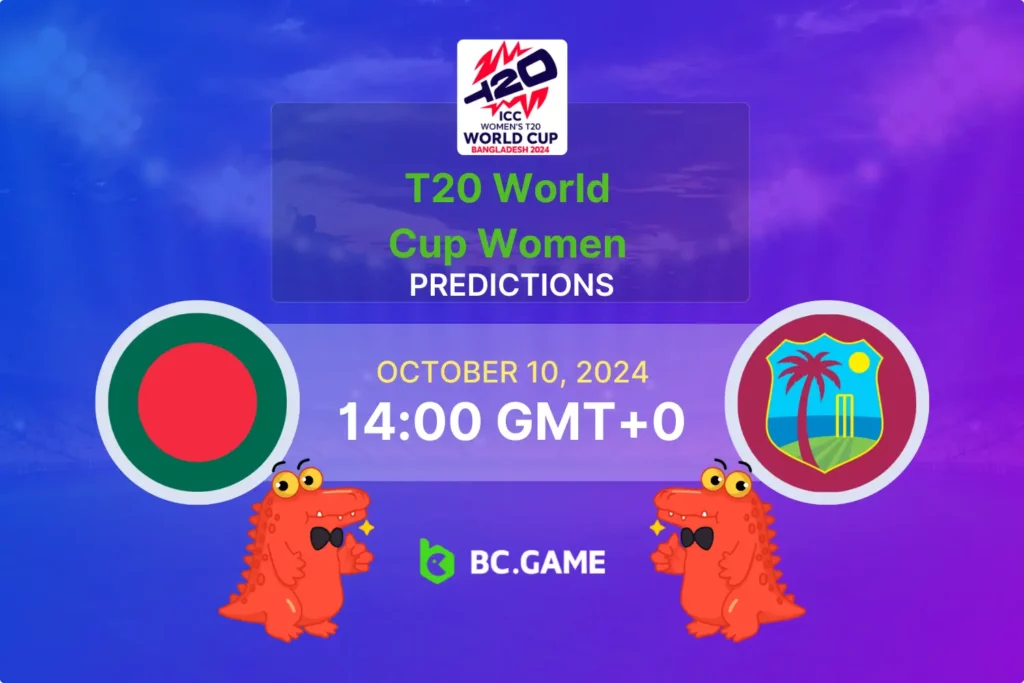 Bangladesh W vs West Indies W: Key Predictions, Odds, and Betting Tips for 10/10/2024.