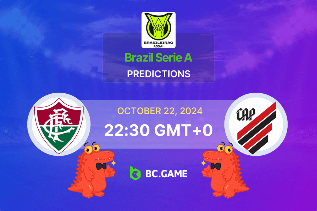 Match prediction for the Fluminense vs Athletico-PR game at Serie A 2024.