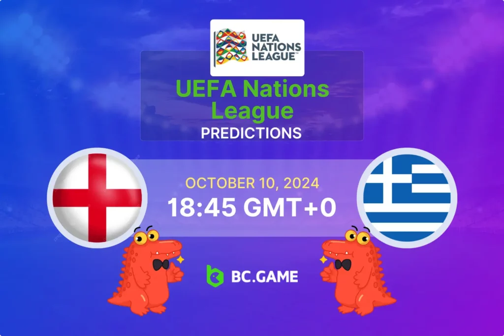 UEFA Nations League: England vs Greece Match Prediction and Insights.