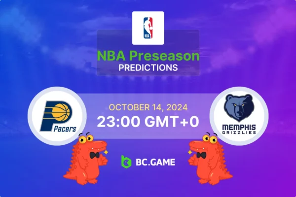 Indiana Pacers vs Memphis Grizzlies (116:120): NBA Pre-season 14/10/2024