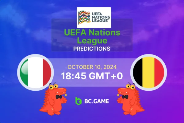 Italy vs Belgium (2:2): UEFA Nations League 10/10/2024