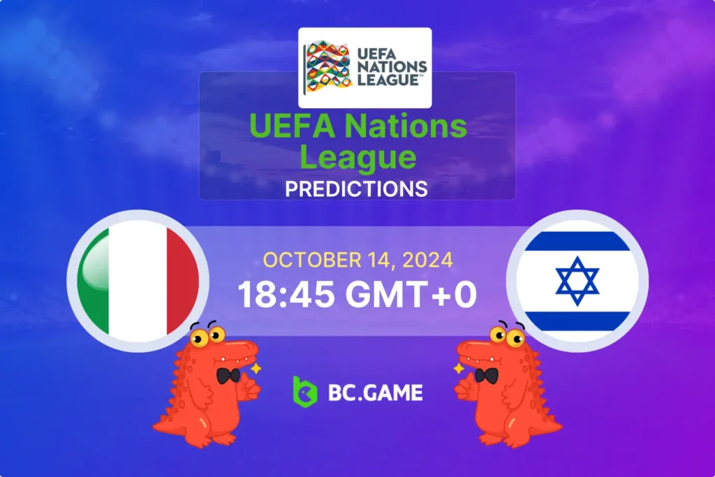 Italy vs Israel (4:1): UEFA Nations League 14/10/2024