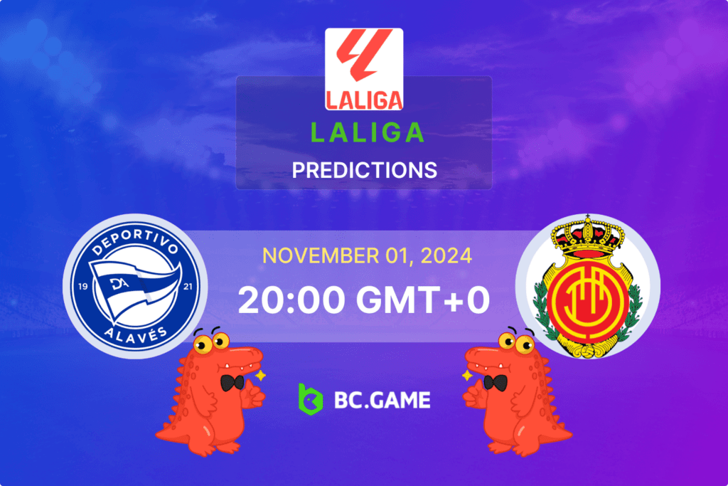 Match prediction for the Alaves vs Mallorca game at La Liga 2024.