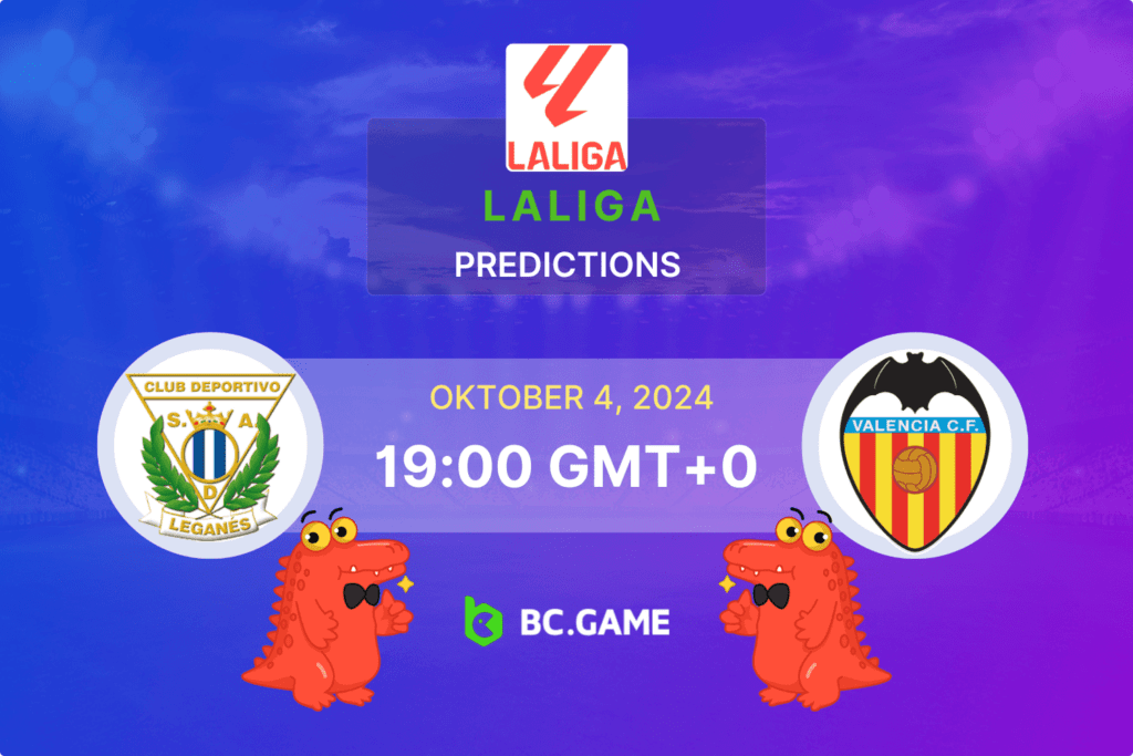 Match prediction for the Leganes vs Valencia game at La Liga 2024.