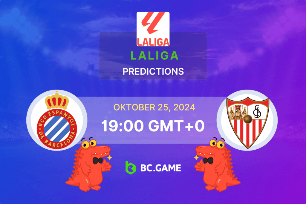 Match prediction for the Espanyol vs Sevilla game at La Liga 2024.