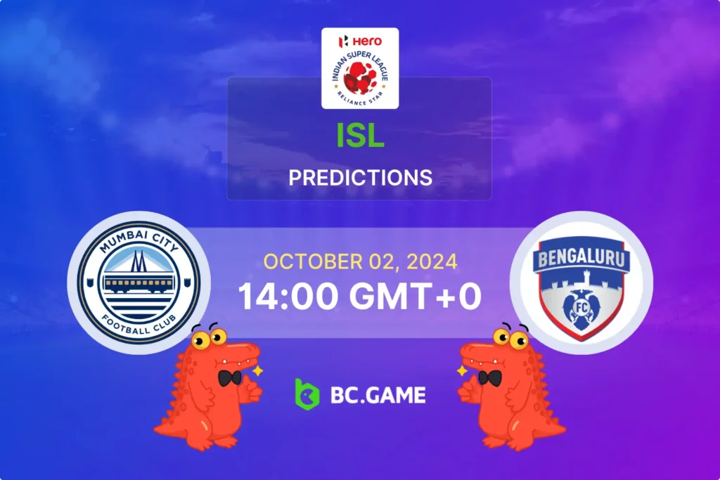 Mumbai City vs Bengaluru FC: Expert Predictions, Betting Odds & Team News.