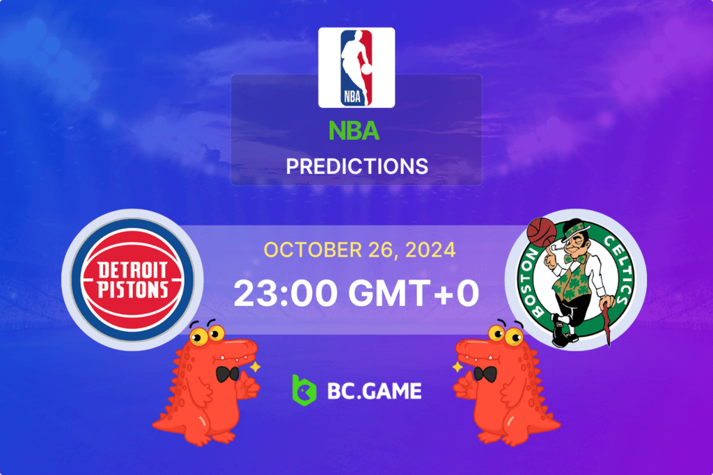 Detroit Pistons vs Boston Celtics (118:124): NBA 26/10/2024