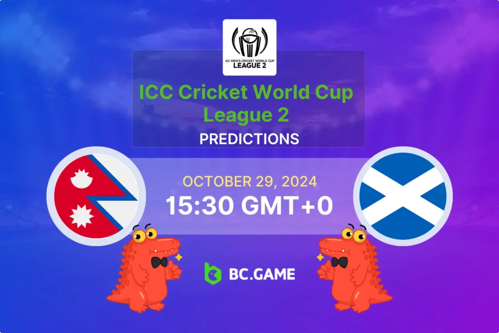 Nepal vs Scotland Betting Odds, Predictions, and Key Match Analysis - 29 October 2024.