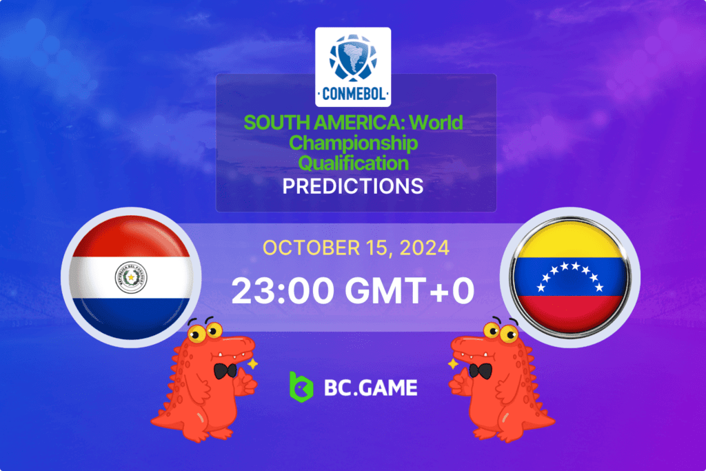 Match prediction for the Paraguay vs Venezuela game at World Cup Qualifiers 2024.