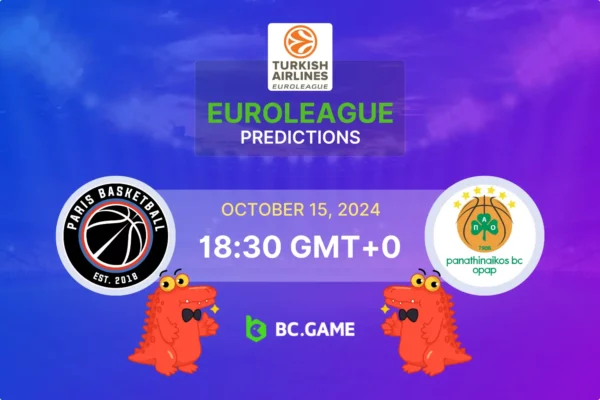 Paris vs Panathinaikos (84:80): EuroLeague 15/10/2024