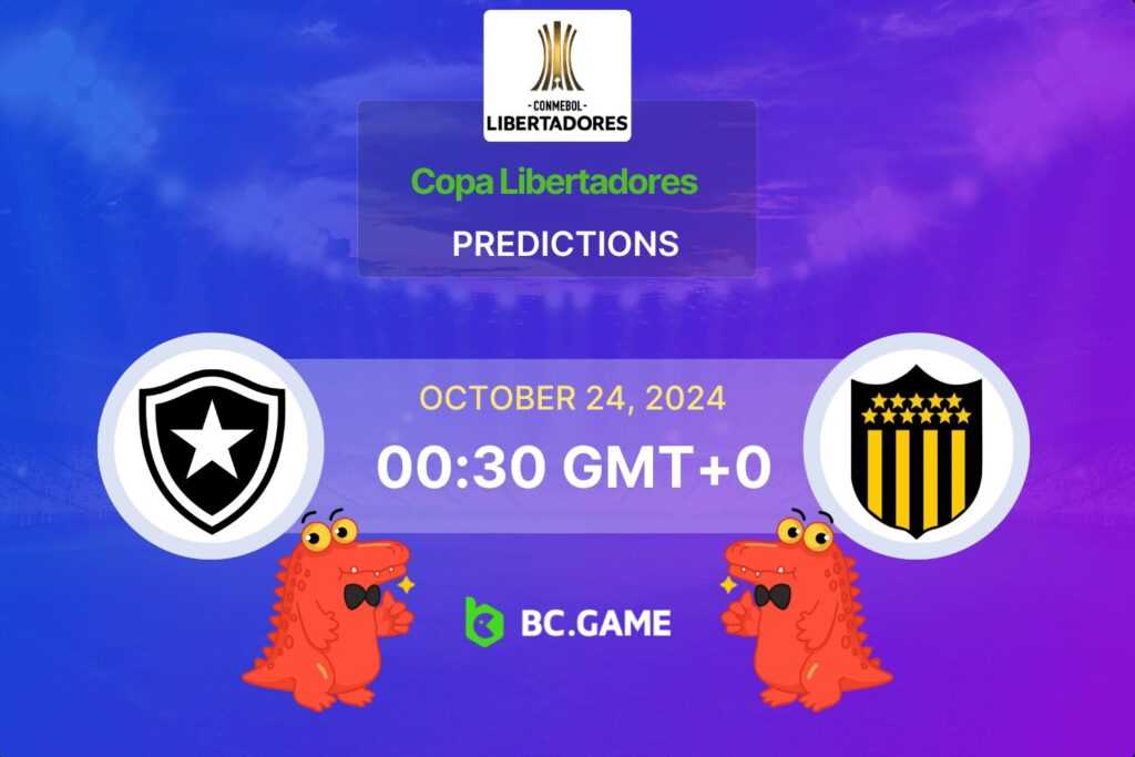 Match prediction for the Botafogo RJ vs Penarol game at Copa Libertadores 2024.