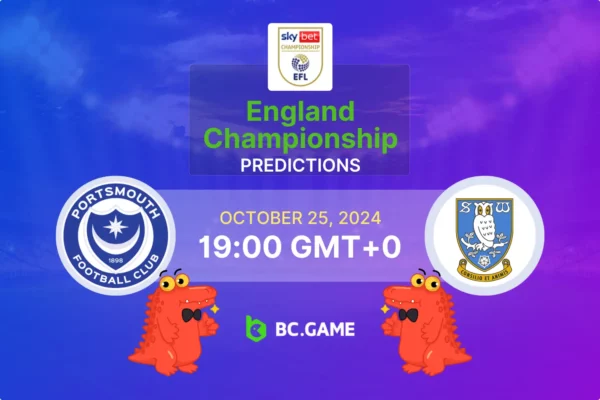 Portsmouth vs Sheffield Wednesday (1:2): Championship 25/10/2024