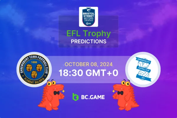 Shrewsbury Town vs Birmingham City (0:4): EFL Trophy 08/10/2024