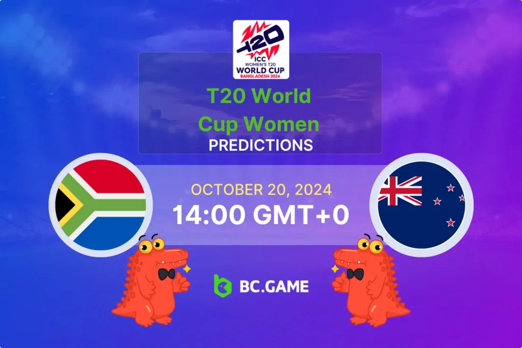 South Africa Women vs New Zealand Women: Betting Tips, Predictions, and Key Odds for T20 World Cup Final 20/10/2024.