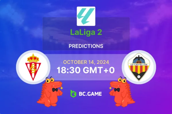 Sporting Gijon vs Castellon (2:1): LaLiga 2 14/10/2024