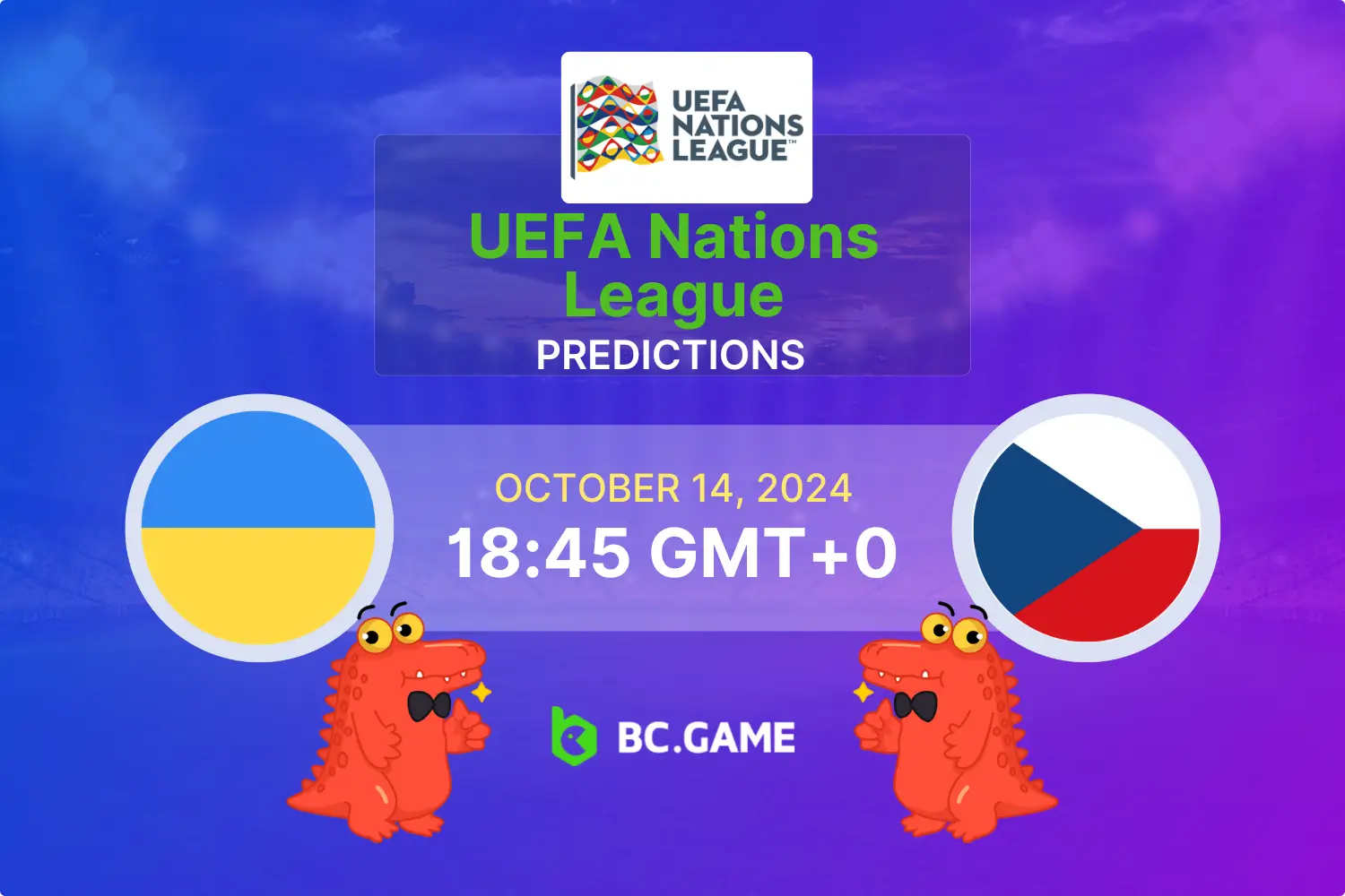 Ukraine vs Czech Republic (11) UEFA Nations League 14/10/2024 BC.GAME