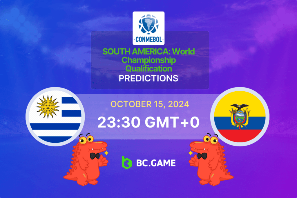 Match prediction for the Uruguay vs Ecuador game at World Cup Qualifiers 2024.