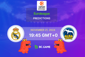 Real Madrid vs Alba Berlin Prediction, Odds, Betting Tips – EuroLeague 21/11/2024