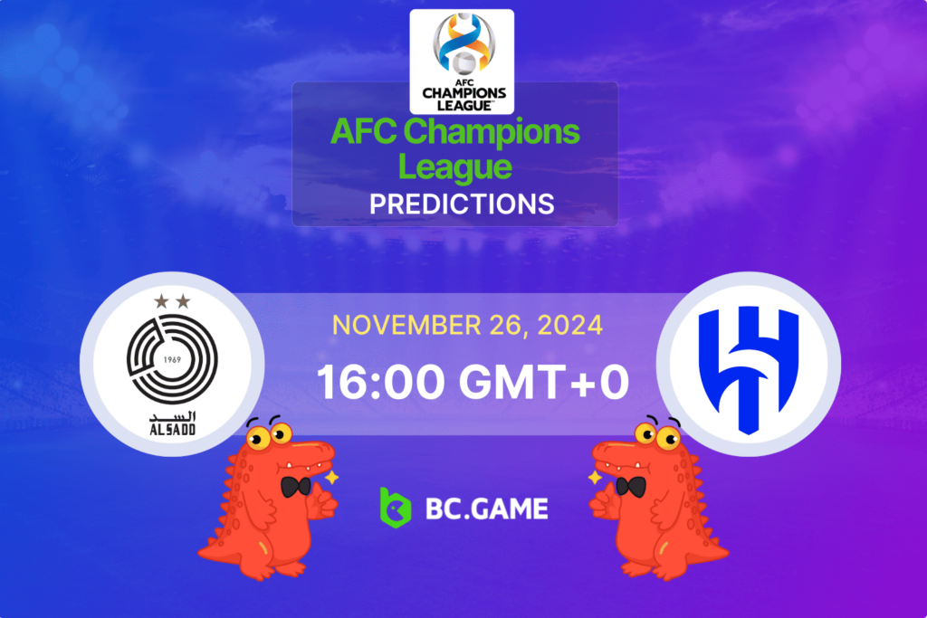 Match prediction for the Al-Sadd vs Al Hilal game at AFC Champions League Elite 2024.