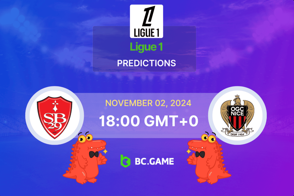 Brest vs Nice (0:1): Ligue 1 02/11/2024