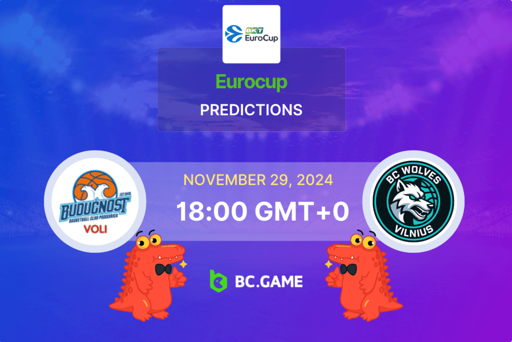 Buducnost vs BC Wolves (104:77): Eurocup 29/11/2024