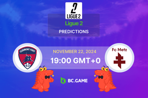 Clermont vs Metz (1:1): Ligue 2 22/11/2024