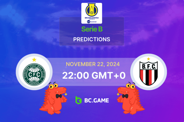 Coritiba vs Botafogo SP Prediction, Odds, Betting Tips – Serie B 22/11/2024