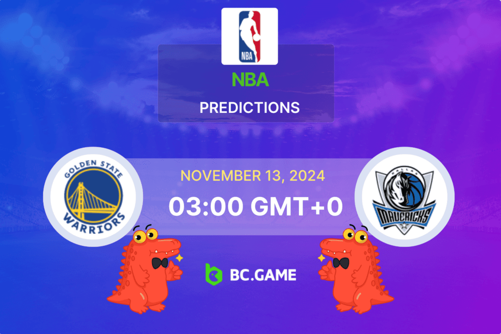 Golden State Warriors vs Dallas Mavericks Prediction, Odds, Betting Tips – NBA 13/11/2024