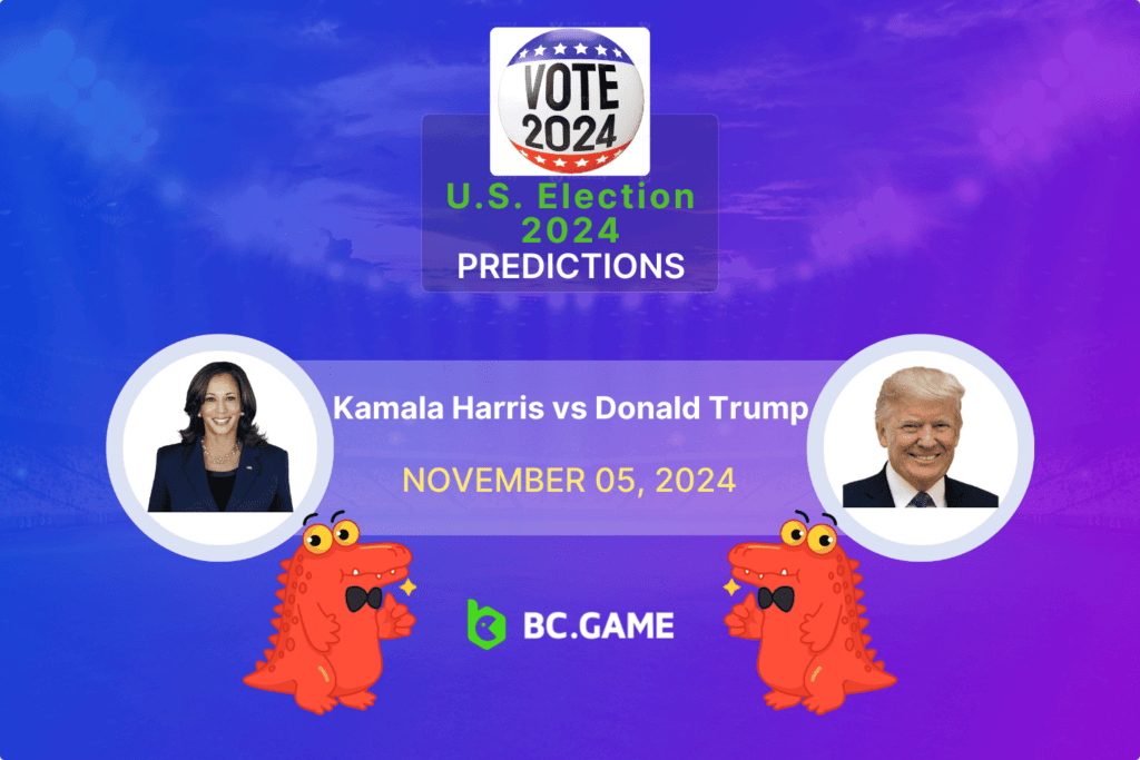 Prediction for the Kamala Harris vs Donald Trump race in the 2024 Presidential Election.
