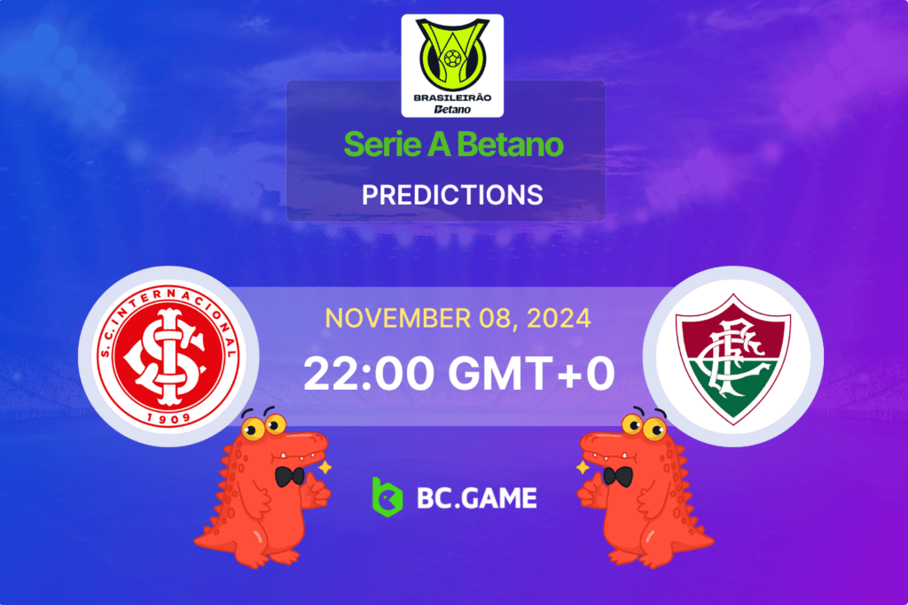 Match prediction for the Internacional vs Fluminense game at Serie A 2024.