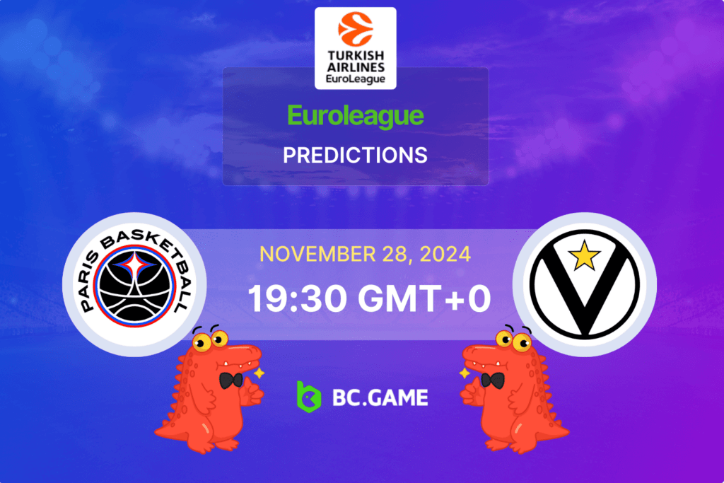 Match preview for Paris vs Virtus Bologna in EuroLeague 2024.