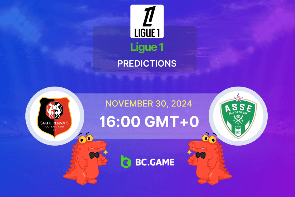 Rennes vs Saint-Étienne (5:0): Ligue 1 30/11/2024