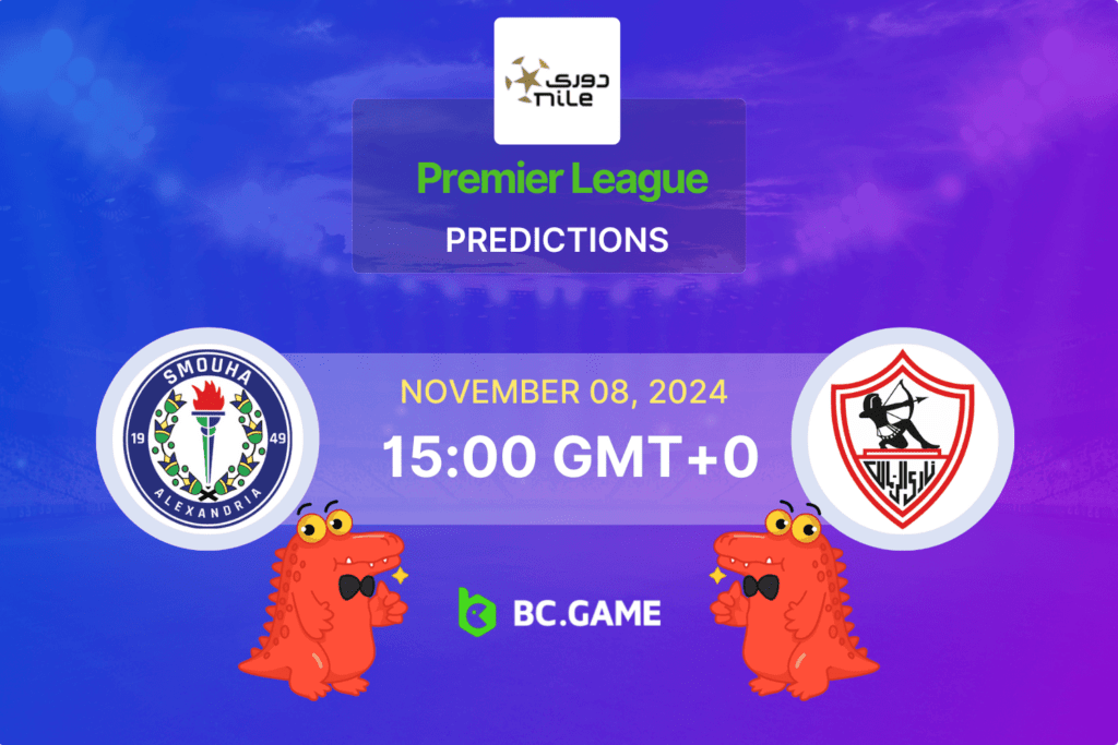 Match prediction for the Smouha SC vs Zamalek SC game in the Egyptian Premier League 2024.