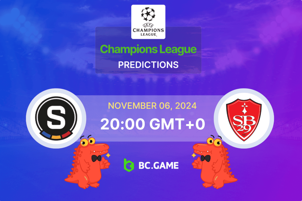 Sparta Prague vs Brest (1:2): UEFA Champions League 06/11/2024